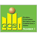 글로벌고객만족도(GCSI) 조사 1위를 안내하는 로고이미지입니다.